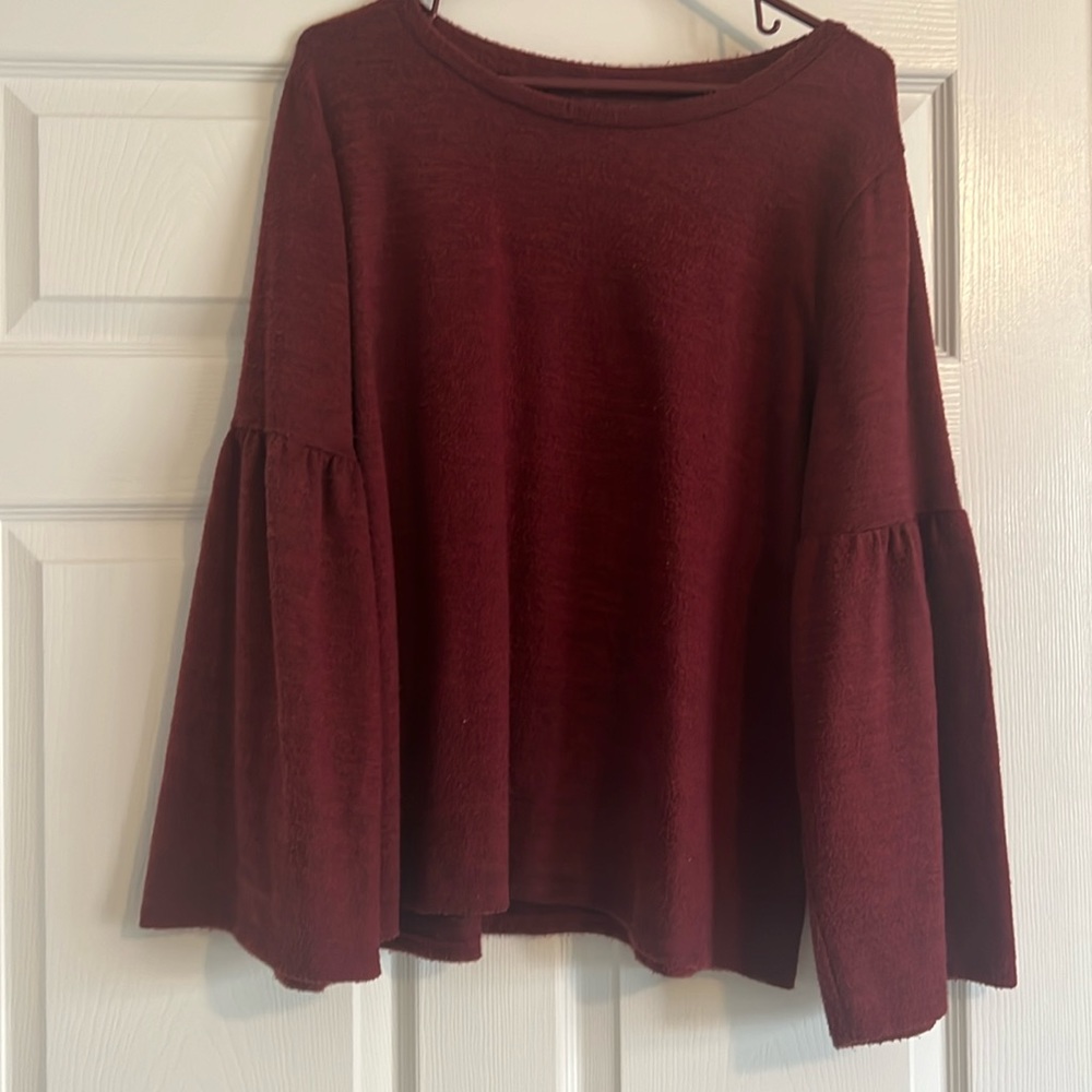 Sweater with bell sleeve, XL